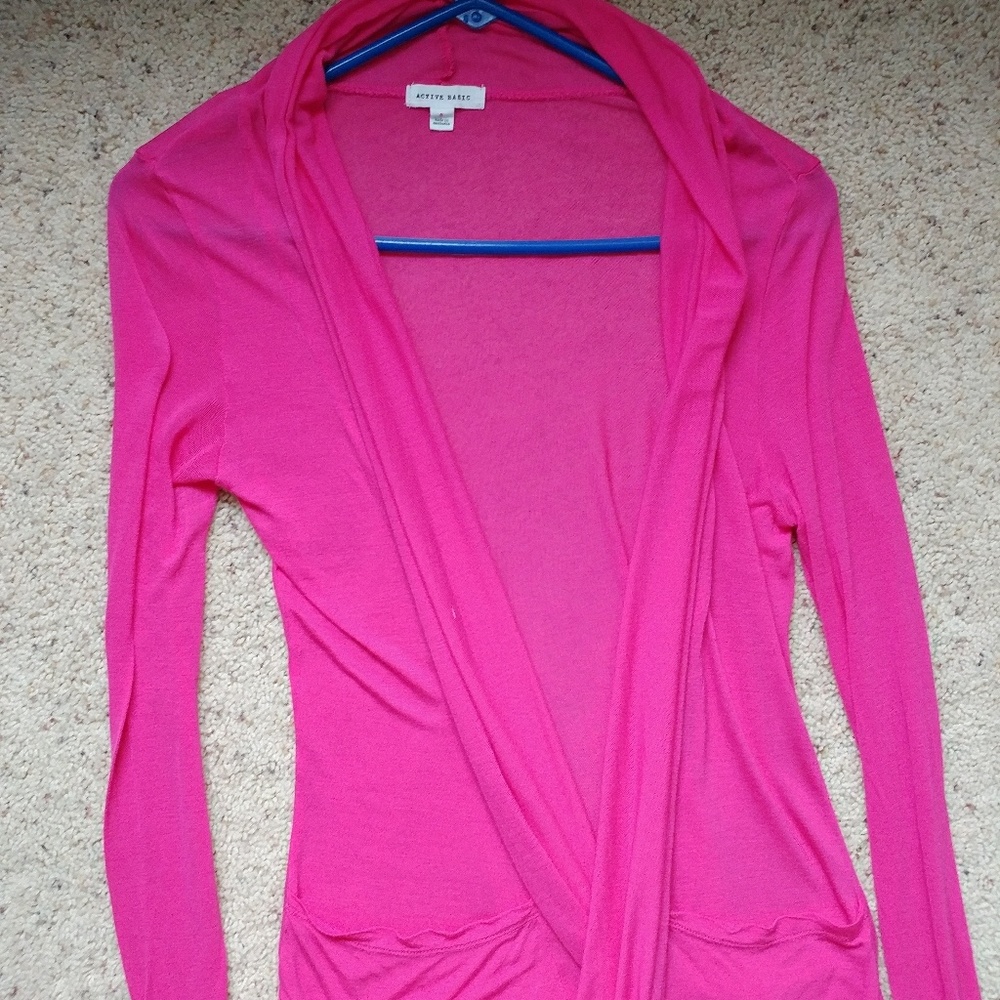 Super soft open high low cardigan